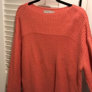 Coral sweater from LOFT